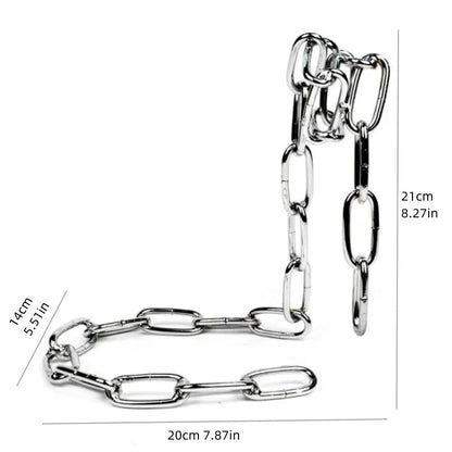 Creative Wine Bottle Rack Personality Rope Whisky Holder Serpentine Snake Suspension Chain Home Table Decoration Display Gifts
