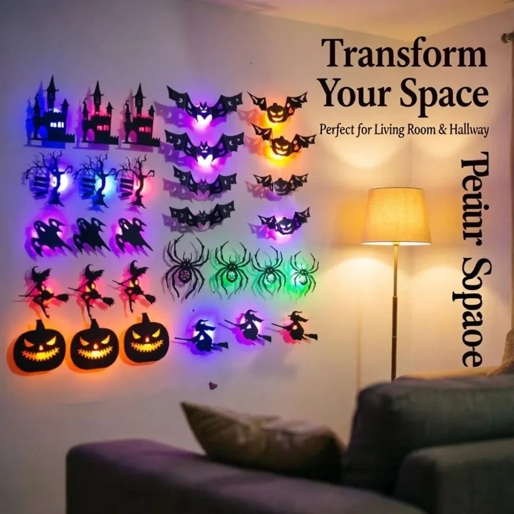 Halloween Wall Stickers 3D Effect
